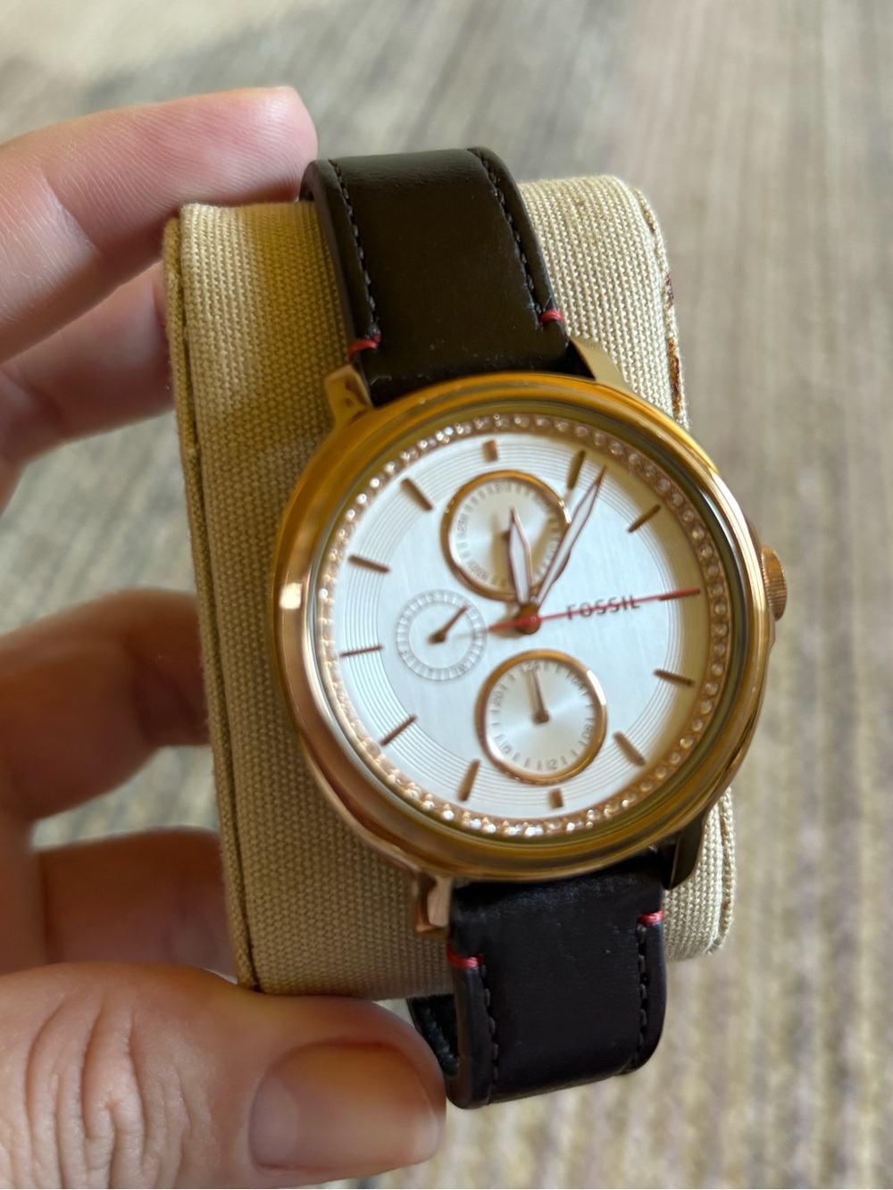The Fossil Chelsey Multifunction Glitz Watch (ES3594)